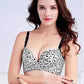 Stylish Bridal Cheetah Bra Panty Sets - Single Padded Non Wired - Brown & White