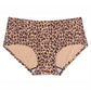Stylish Bridal Cheetah Bra Panty Sets - Single Padded Non Wired - Brown & White