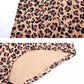 Stylish Bridal Cheetah Bra Panty Sets - Single Padded Non Wired - Brown & White