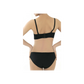 Cozy Unders Heavy Padded Wired Deep Cut All Over Net Glitter 3/4th Coverage Side Support Bra Panty Set