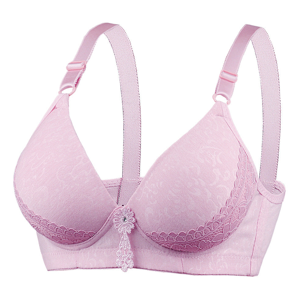 LIGHTLY PADDED WIRED COTTON T-SHIRT BRA